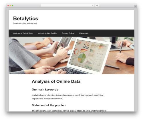 WP theme GT Basic - betalytics.io