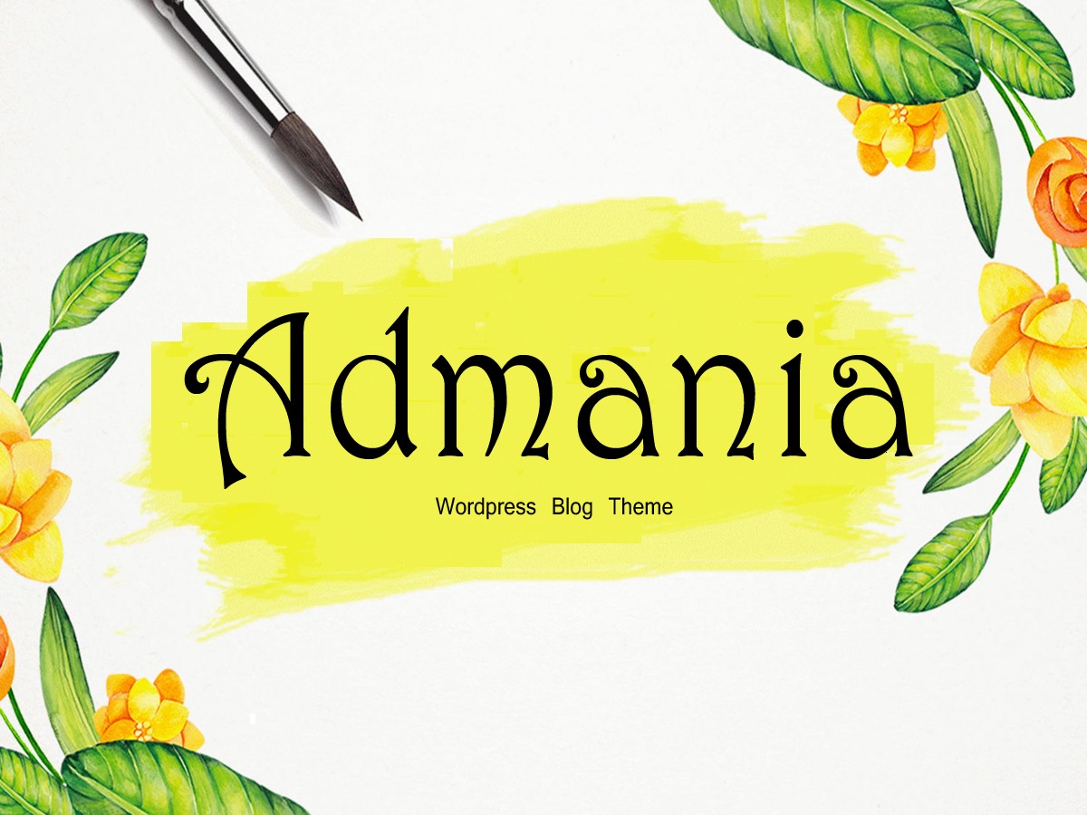 Admania - Child Theme WordPress blog theme