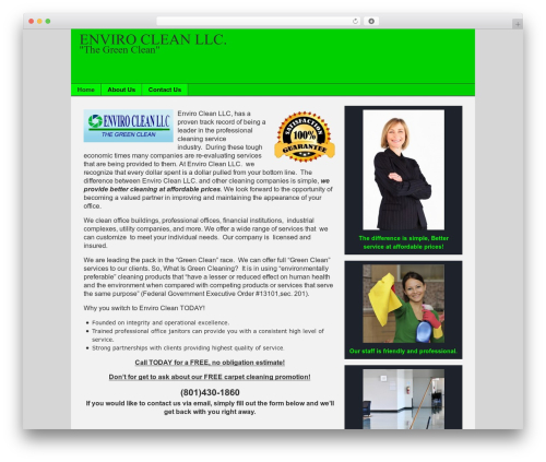 Catalyst WordPress website theme - utahjanitorialservices.com