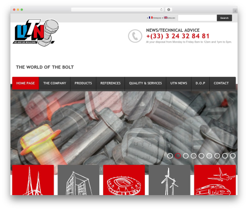 cherry WordPress theme - utn.fr