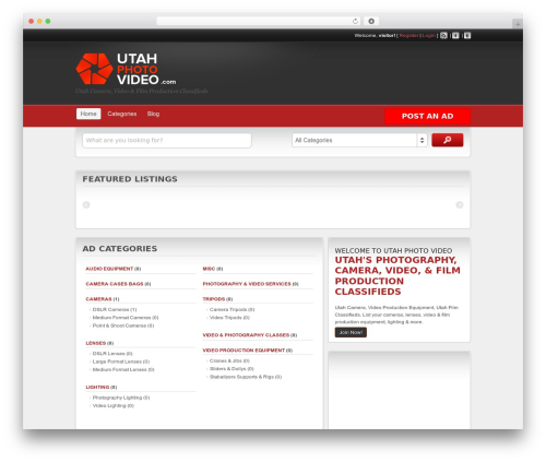 ClassiPress wallpapers WordPress theme - utahphotovideo.com