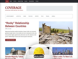Coverage theme WordPress Coverage theme WordPress