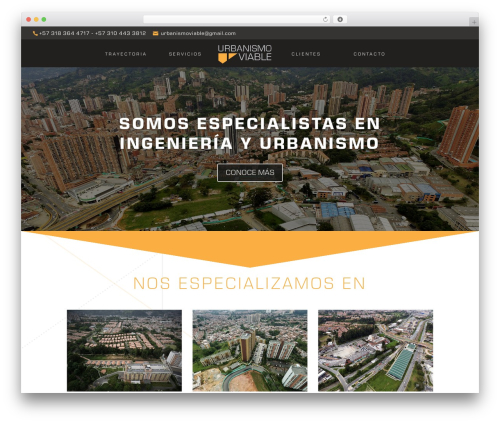 Divi WordPress theme - urbanismoviable.com
