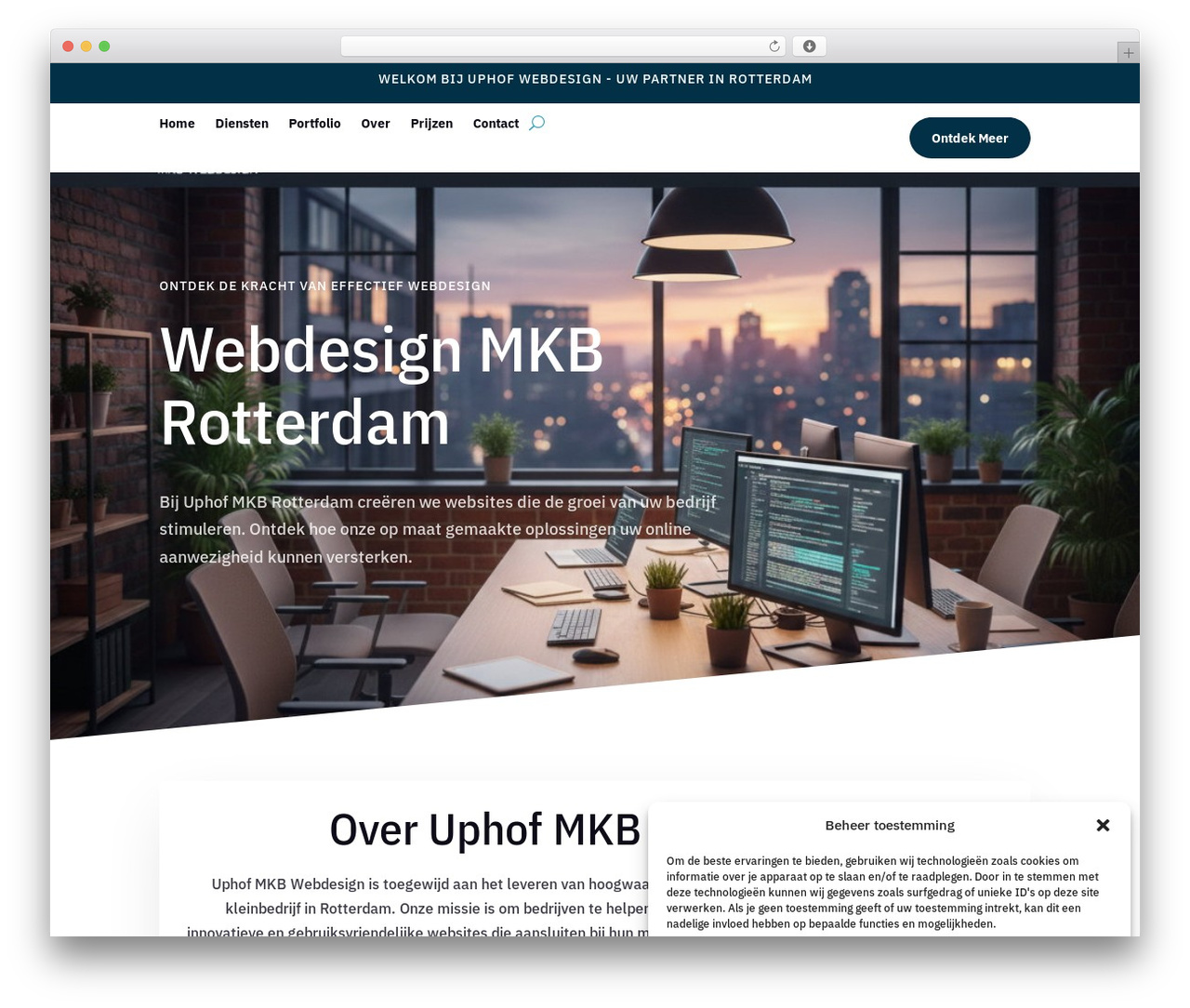 Divi WordPress theme - uphof.nl