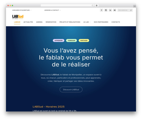 Extra WordPress theme - labsud.org