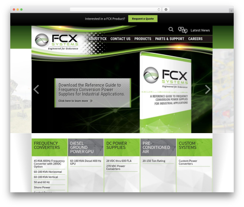 FCX 2018 theme WordPress - fcxinc.com