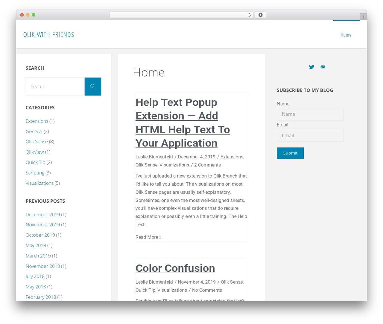 Fluida WordPress website theme - qlikwithfriends.com Fluida WordPress website theme - qlikwithfriends.com