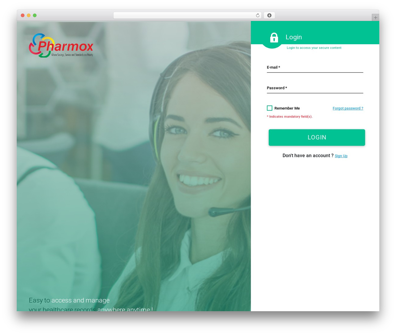 MDBootstrap4 theme WordPress - pharmoxdrug.com