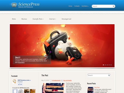 SciencePress WordPress theme
