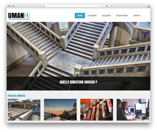 Theme WordPress cherry - umansi.com