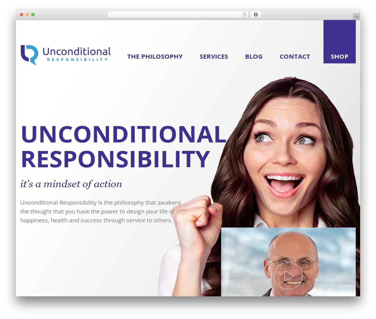 Theme WordPress Unconditional Responsibility - unconditionalresponsibility.com