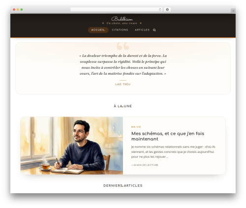 WordPress theme cherry - unchoix-uneroute.com