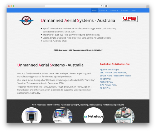 WordPress theme DMS - uas-australia.com.au