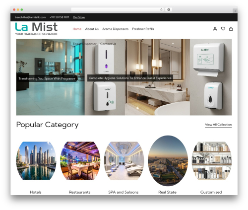 WordPress theme Modave - www.lamist.ae