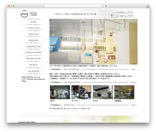WordPress theme Sample Theme - uedakenso.com