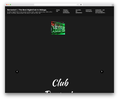 WordPress website theme Nightery - barsovia.es