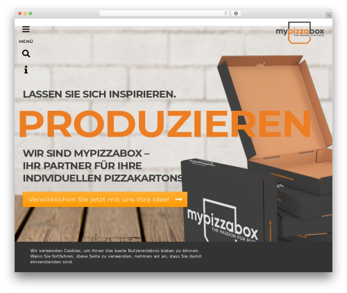 You premium WordPress theme - mypizzabox.com