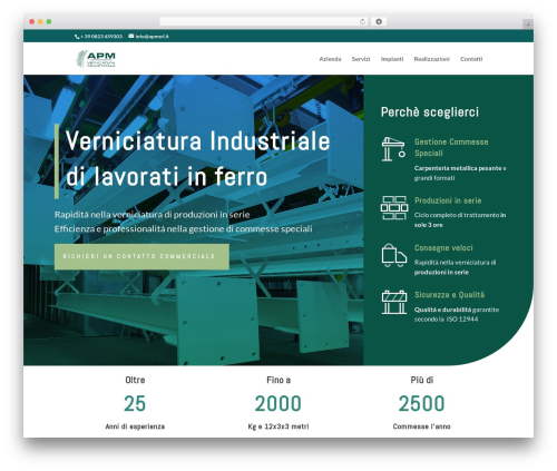 APM WordPress theme - apmsrl.it