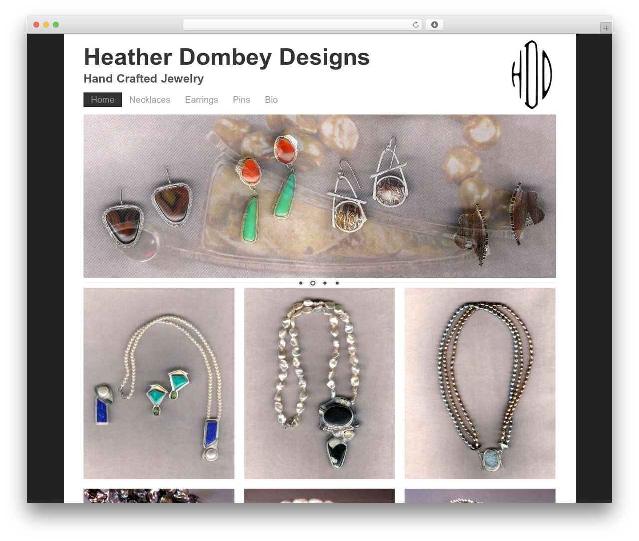 Architekt Theme WordPress website theme - heatherdombey.com