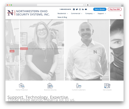 Astra WordPress theme - nwoss.com