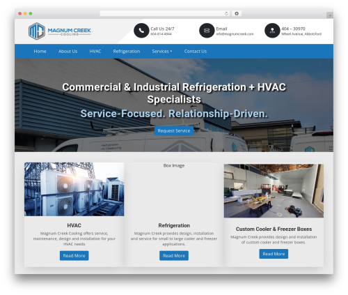 Best WordPress theme Quake - magnumcreek.com