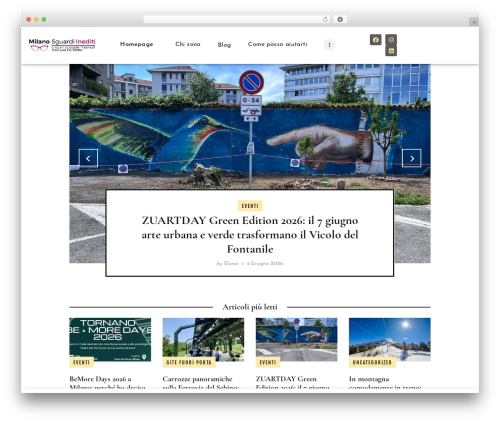 Blabber WordPress theme - milanosguardinediti.com