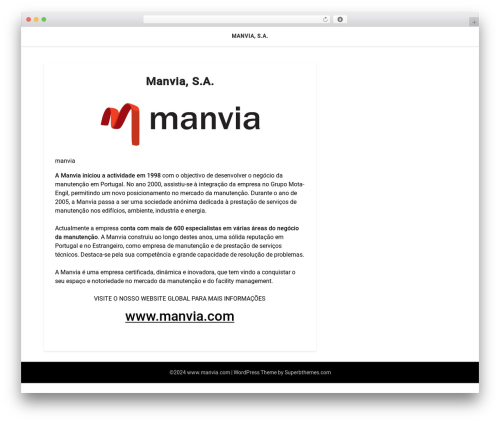 Businessly WordPress template for business - manvia.org