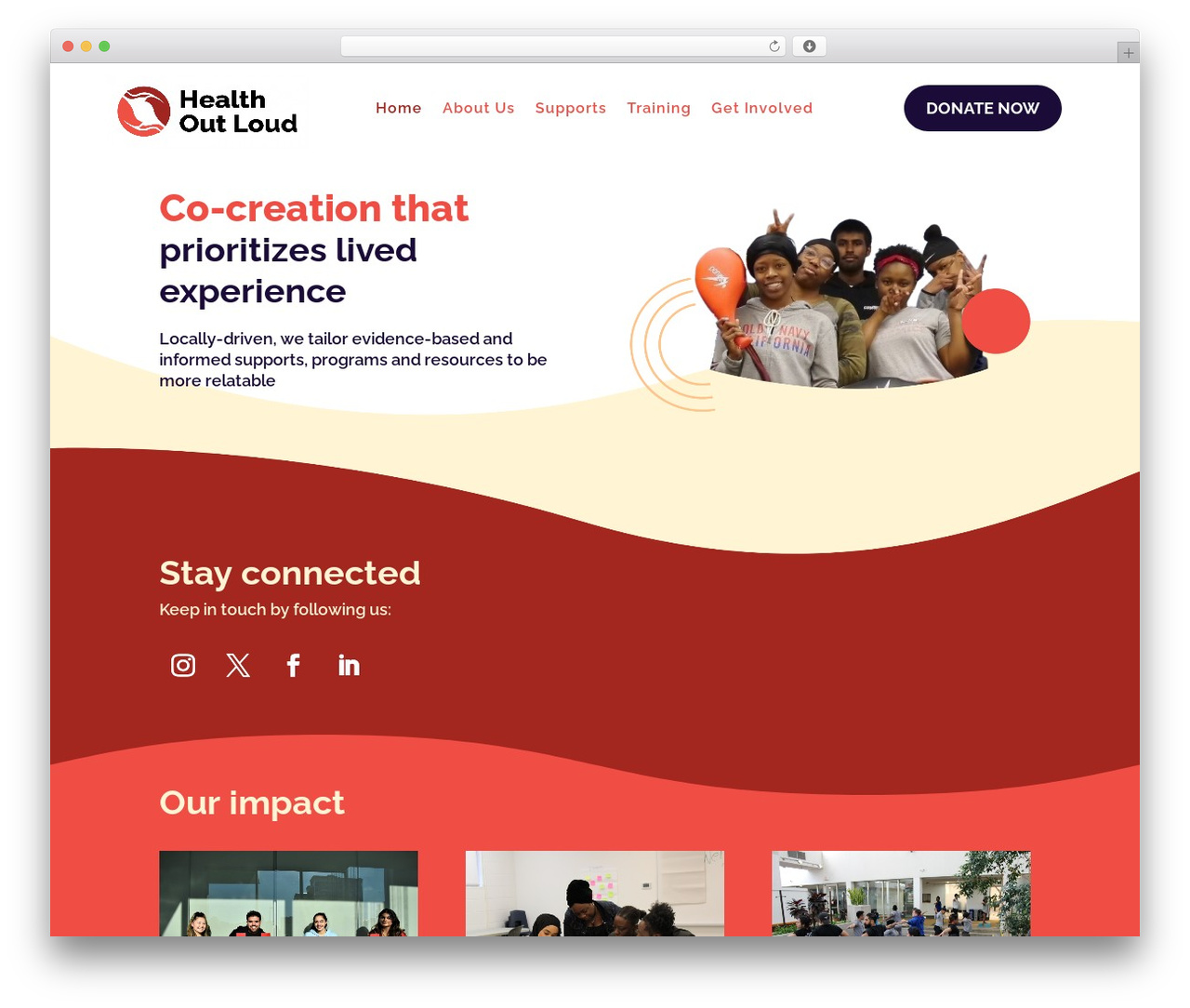 Divi premium WordPress theme - healthoutloud.org
