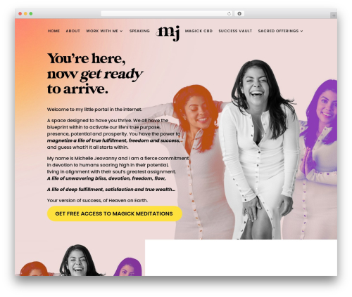 Divi sos WordPress plugin - michellejeovanny.com