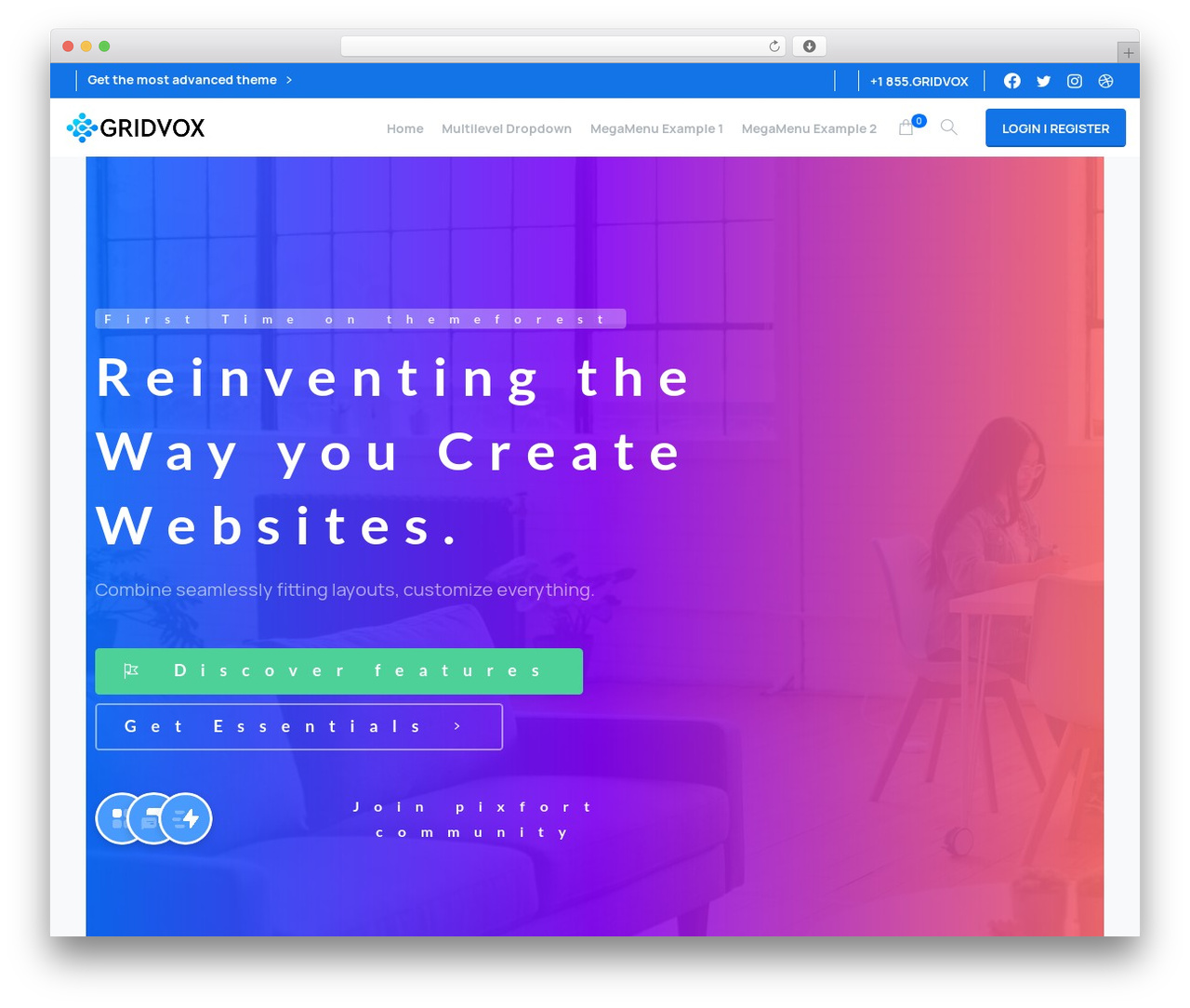 Essentials WordPress website theme - gridvox.com Essentials WordPress website theme - gridvox.com