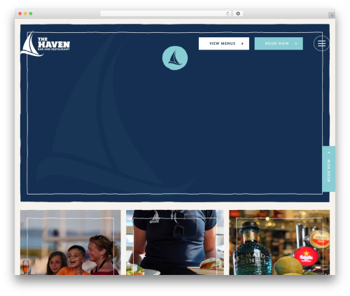 Haven Restaurant theme WordPress - havenrestaurant.co.uk