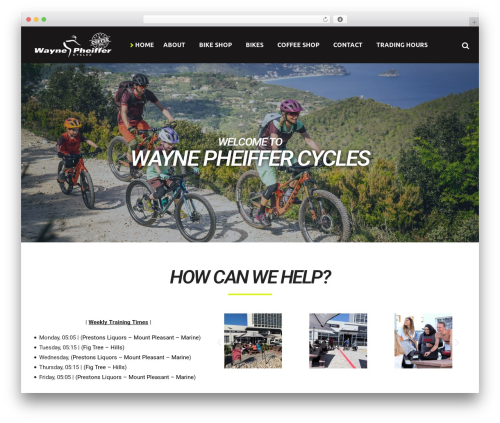 Klippe WordPress theme - waynepheiffercycles.co.za