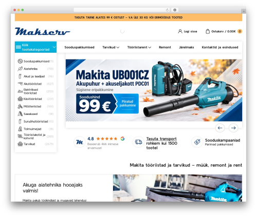 Wc product table pro WordPress plugin - www.makserv.ee
