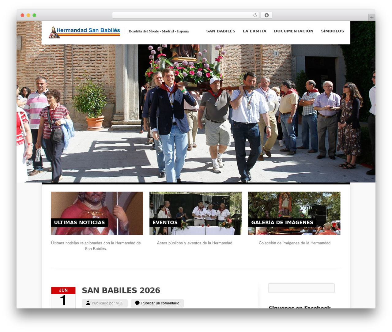 Nyx theme WordPress - hermandaddesanbabiles.com