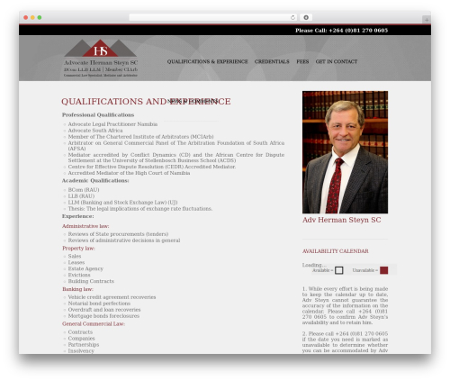 Progressio WordPress theme - herman-steyn.com