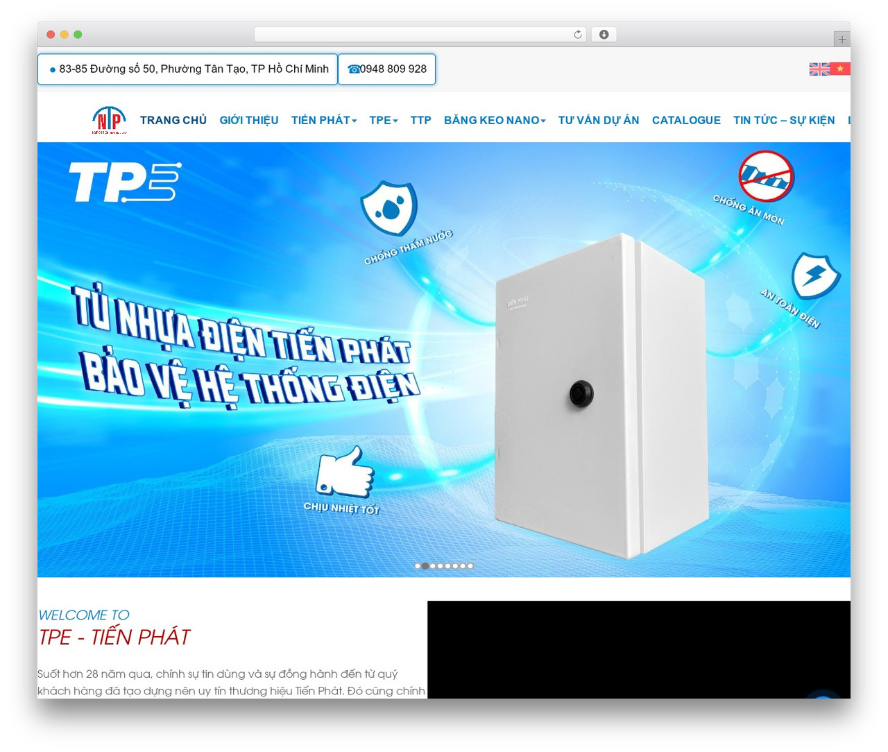 Theme WordPress TN Digi Solution - tienphatplastic.com
