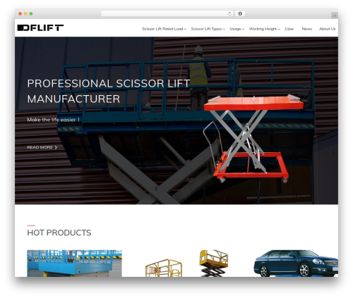 Theme WordPress Website PC - www.dfscissorlift.com
