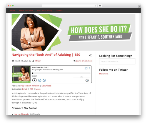 WordPress theme Automate - howdoesshedoitpodcast.com