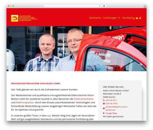 WordPress theme Hello Elementor - elektro-anton-beckers.de