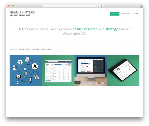 WordPress theme NewEra - heathermyers.me