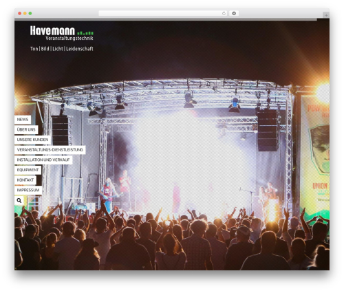 Contrast WordPress theme design - havemann-beschallung.de