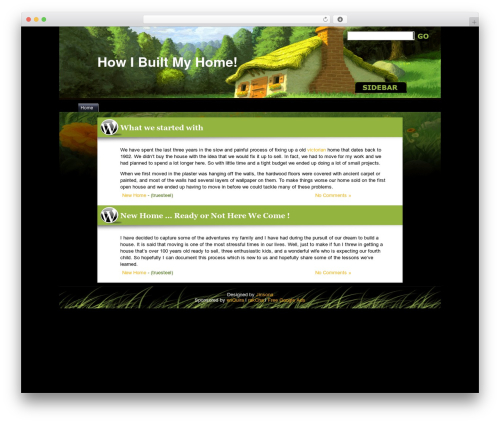 digitalgrass WordPress theme - howibuiltmyhome.com