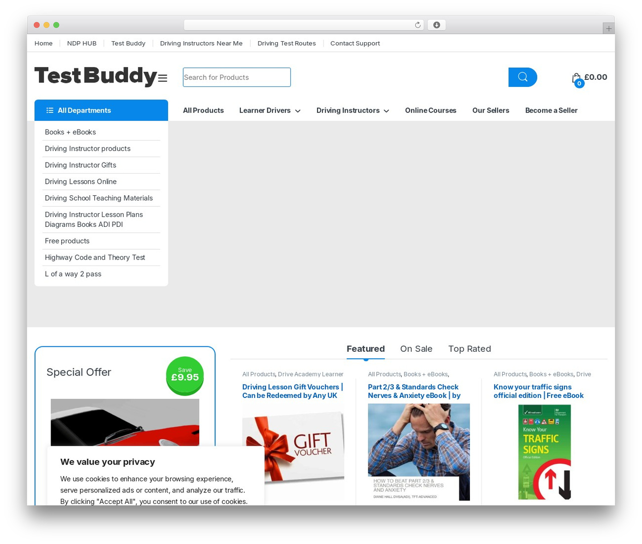 Electro WordPress store theme - testbuddy.store