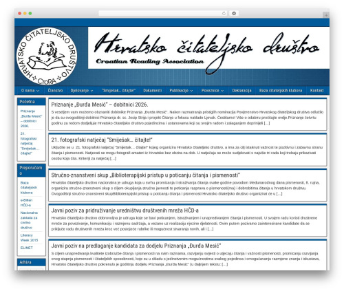 Frontier free WordPress theme - hcd.hr
