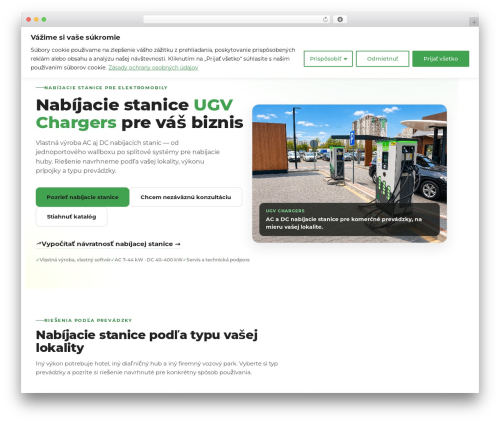 GeneratePress WordPress theme - ugv.sk