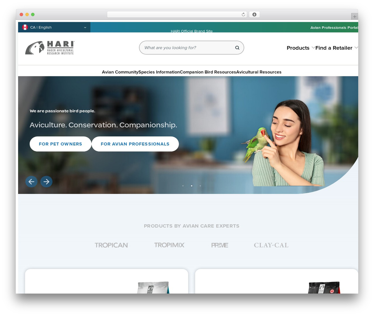 Hari WordPress theme - hari.ca