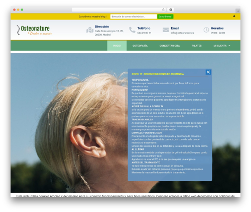 Bookly addon customer cabinet WordPress plugin - osteonature.es