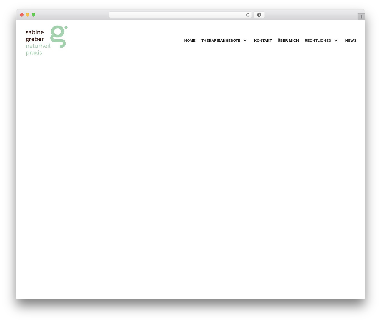 Neve WordPress theme - sabine-greber.com