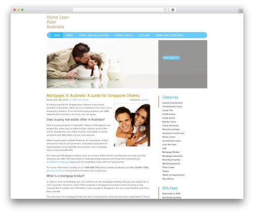 Wp cumulus WordPress plugin - home-loan-rate.com.au