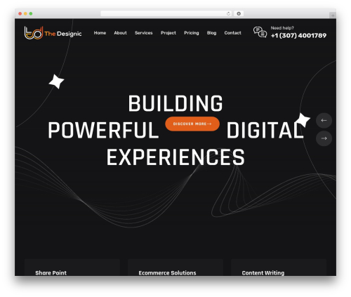 Techlab WordPress website theme - thedesignic.com